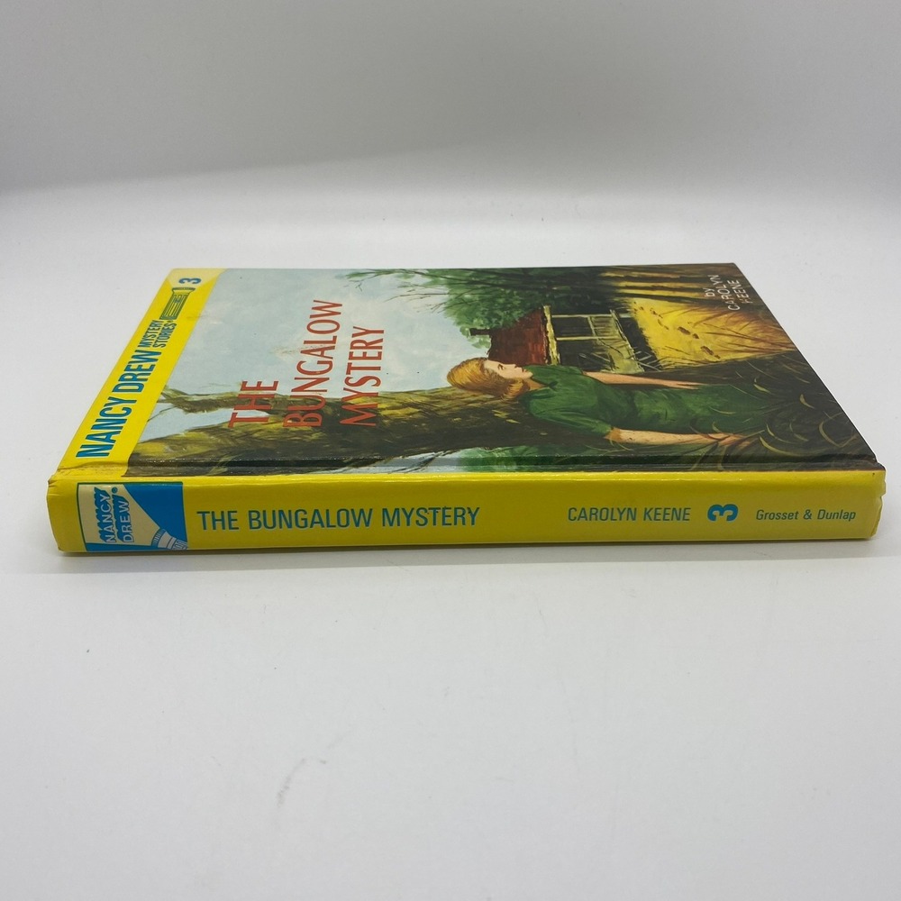 Grosset & Dunlap Nancy Drew The Bungalow Mystery Book 3 Yellow Good Hardcover - Picture 2 of 5